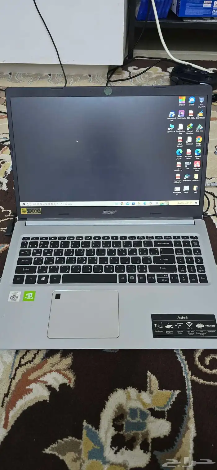 لاب توب acer ايسر نضيف 7