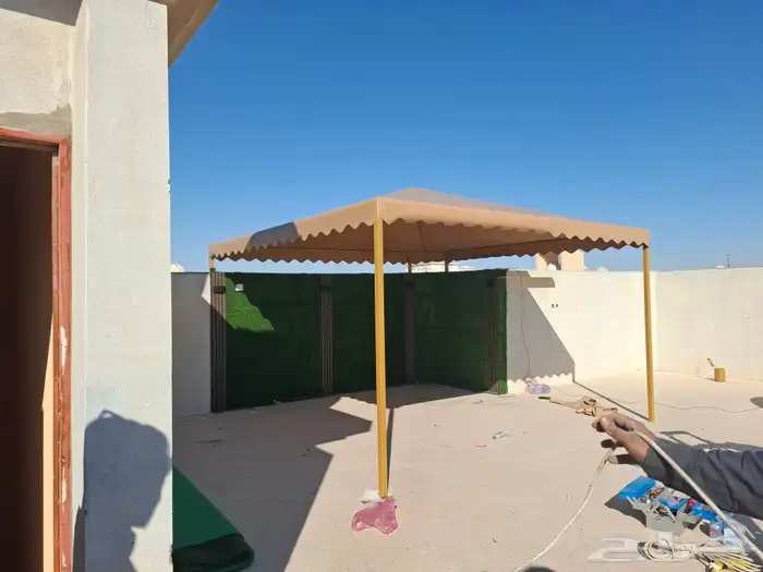 مضلات سواتر خيام برجولات غرف زجاجيه بديل خشب داخلي وخارجي 4