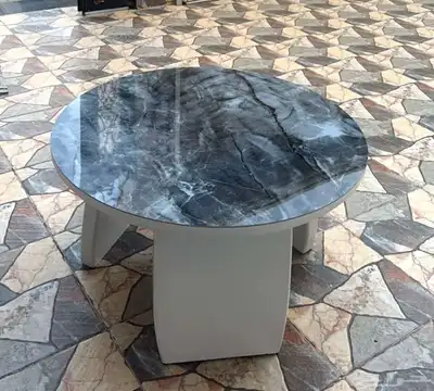 كراسي بيج وطاولة دائرية تفصيل جديد 2