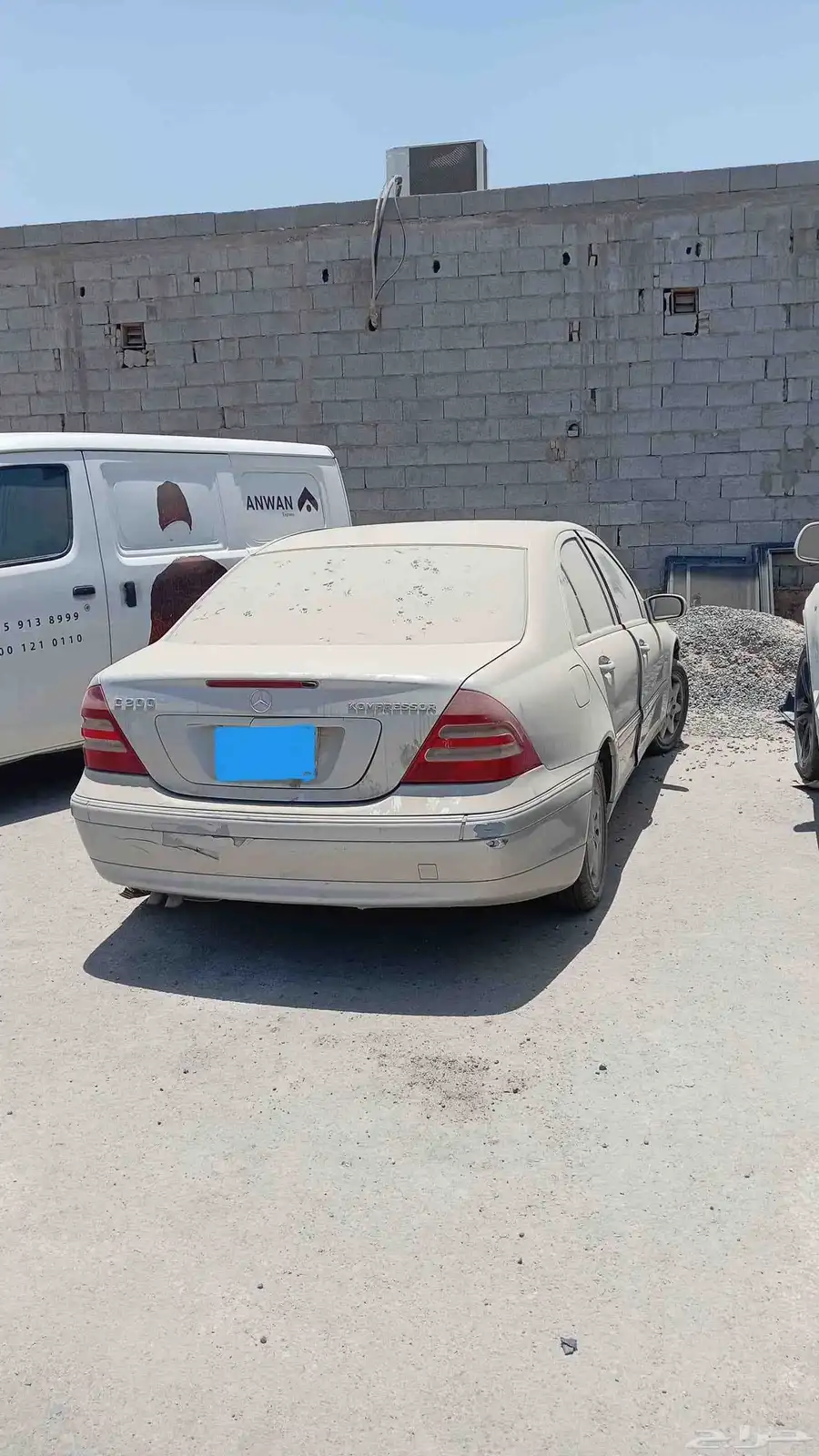 مرسيدس بنز C200 للتشليح قطع 0