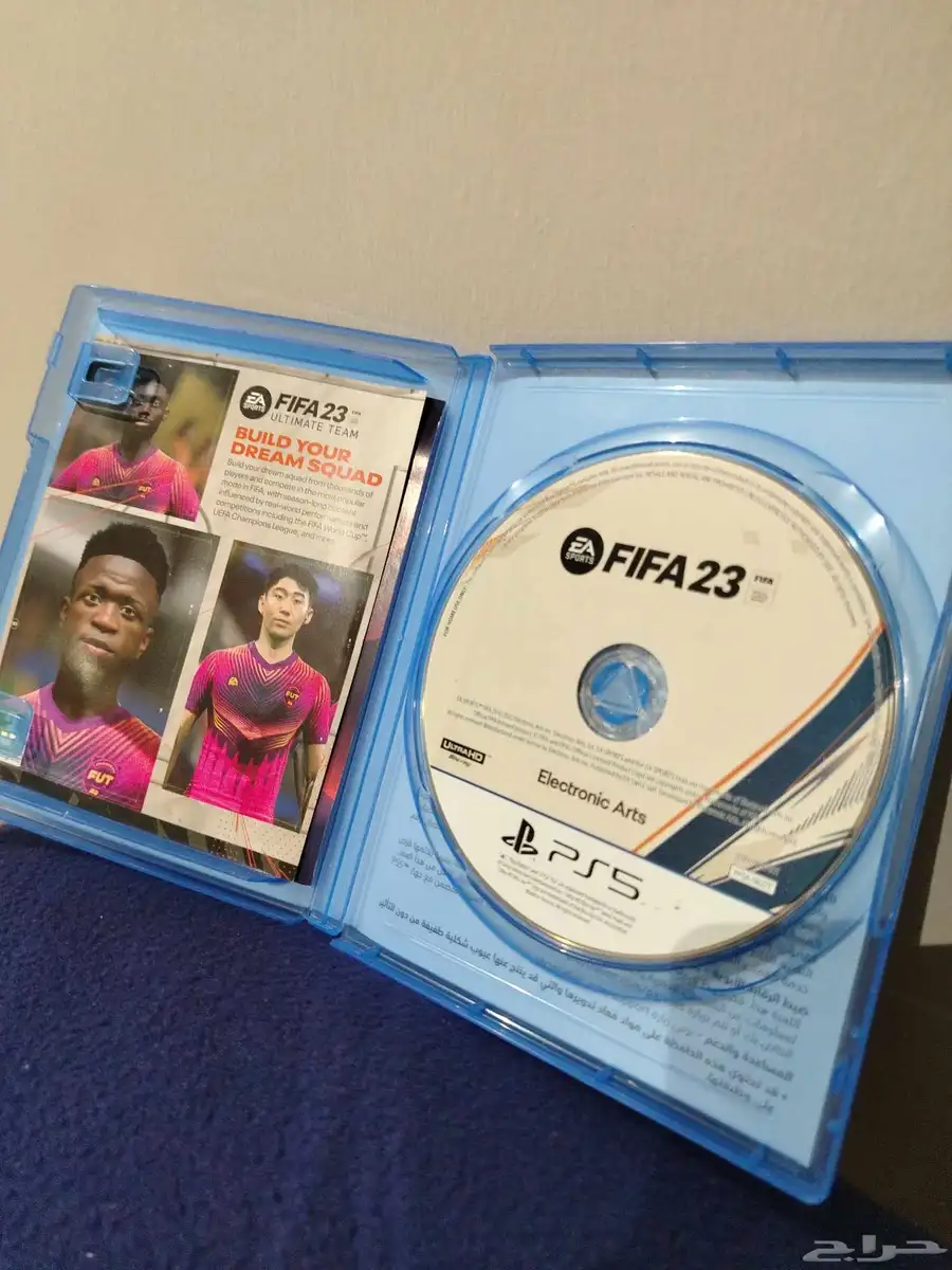 شريط FIFA23 نسخة سوني 5 مع الكرتون بحالة ممتازة 1