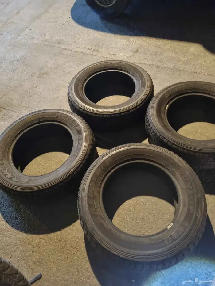 225 70 17 دنلوب الوكاله الكفرات نضيفه شرت الشحن لجميع مناطق 6