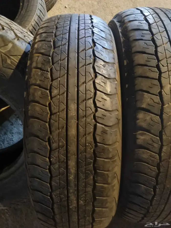 225 70 17 دنلوب الوكاله الكفرات نضيفه شرت الشحن لجميع مناطق 1