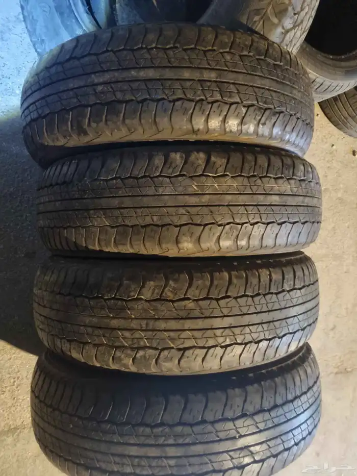 225 70 17 دنلوب الوكاله الكفرات نضيفه شرت الشحن لجميع مناطق 2