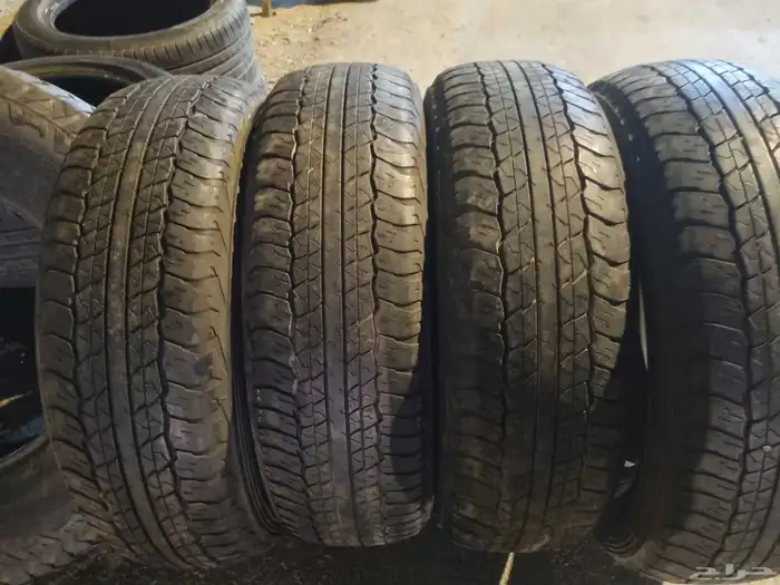 225 70 17 دنلوب الوكاله الكفرات نضيفه شرت الشحن لجميع مناطق 3