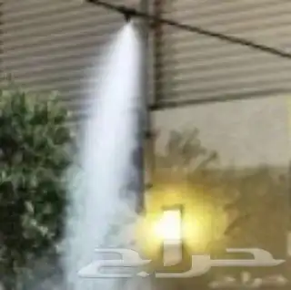 تنسيق حدائق رزاز وضباب 1