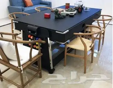 طاولات متعددة 4ب1 تنس هوكي بلياردو مقاس 7 قدم 17