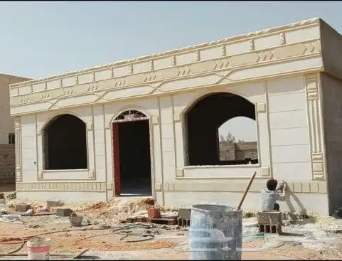 تلبيس اسمنتي خارجي بديل الحجر الطبيعي تغنيك عن البويات 3