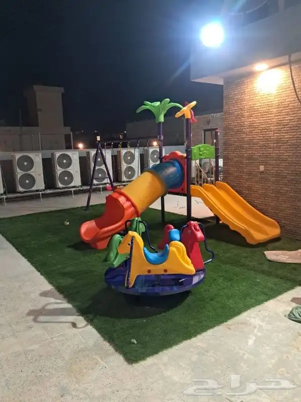 مراجيح خارجية وزحاليق واحصنة هزازة 0