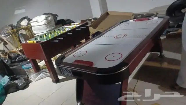 طاولات متعددة 4ب1 تنس هوكي بلياردو مقاس 7 قدم 30