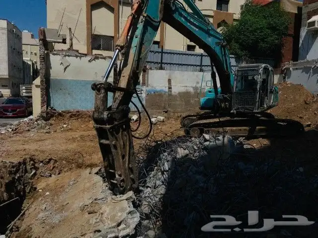 بوكلين لايجار حفر الاراضي وردمها وتوريد الصبيص والدبش 2