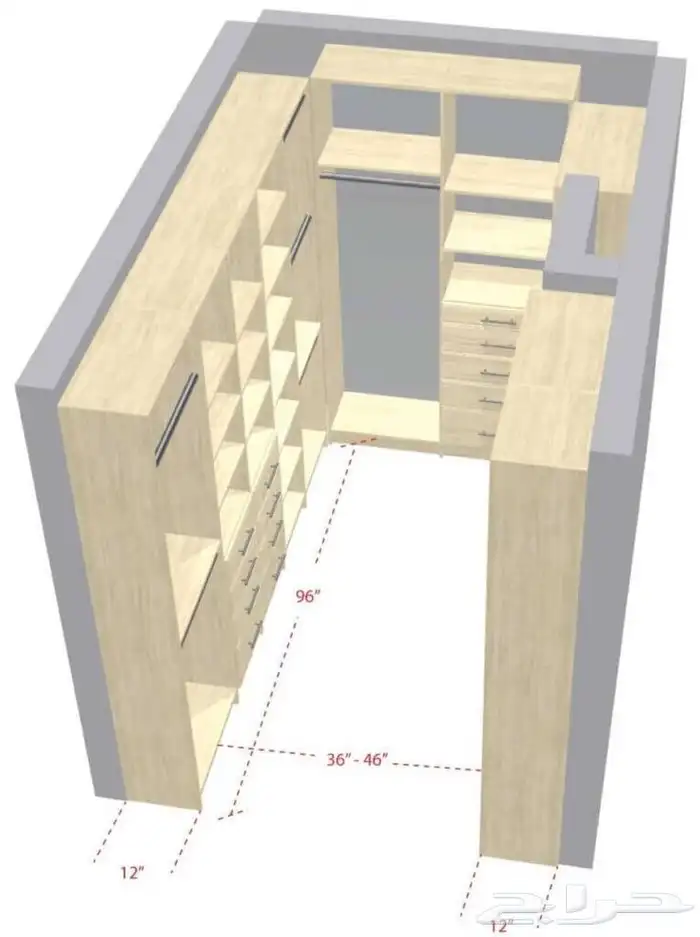 تصاميم 3D لمكاتب التلفزيون والدولايب 5