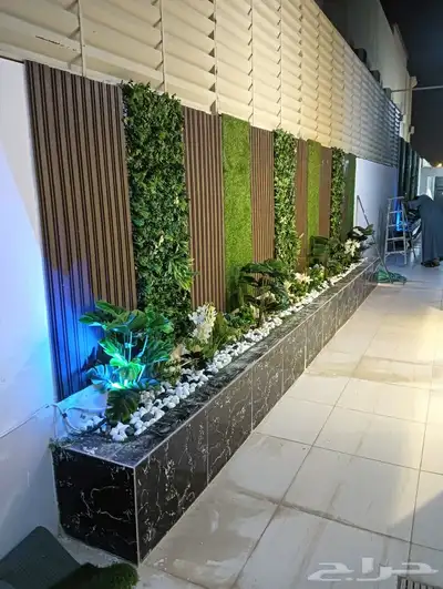 عشب طبيعي وصناعي 1