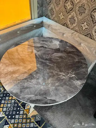 كراسي بيج وطاولة دائرية تفصيل جديد 4