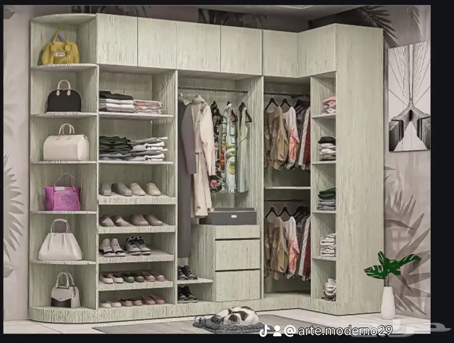 تصميم غرف نوم وطاولات حديد بديل رخام طاولات طعام مداخل وشاشا 3