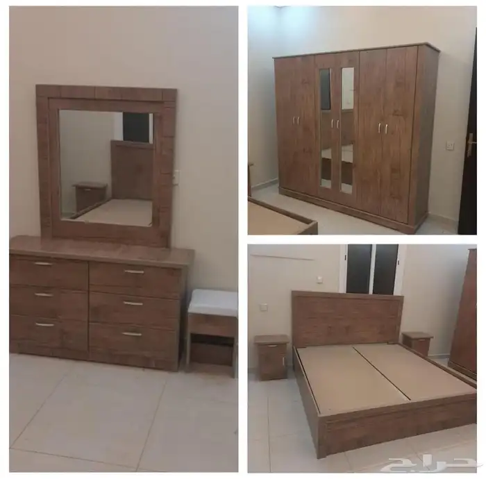 غرف نوم جديد وطني ست قطع 7