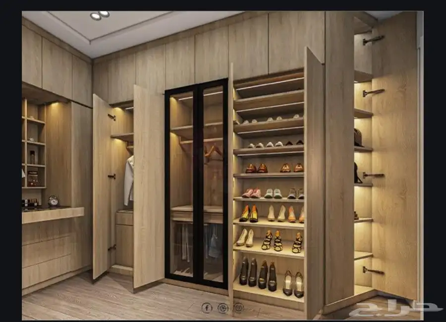 تصميم غرف نوم وطاولات حديد بديل رخام طاولات طعام مداخل وشاشا 5