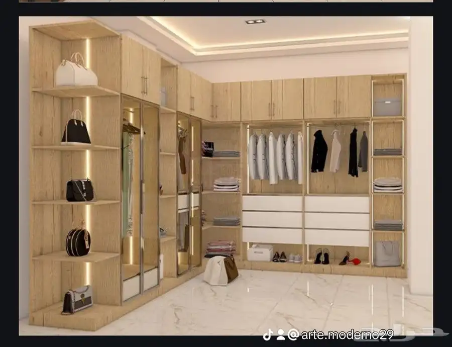 تصميم غرف نوم وطاولات حديد بديل رخام طاولات طعام مداخل وشاشا 1