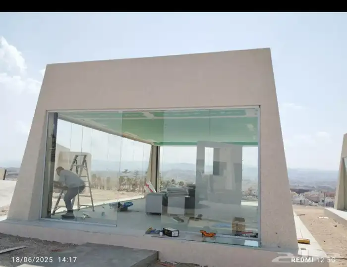 تركيب جميع انواع الزجاج شفاف  اسود عاكس  اسود سنكس  بني 2