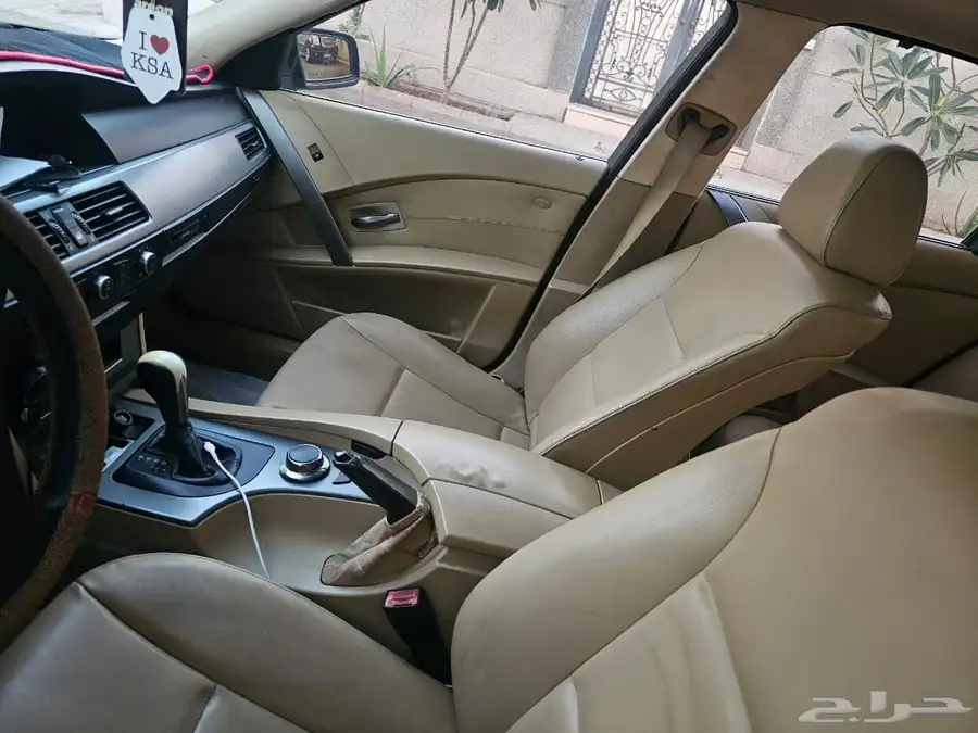 بي ام دبليو bmw الفئة الخامسه موديل 2007 ماتشكي من شي 3