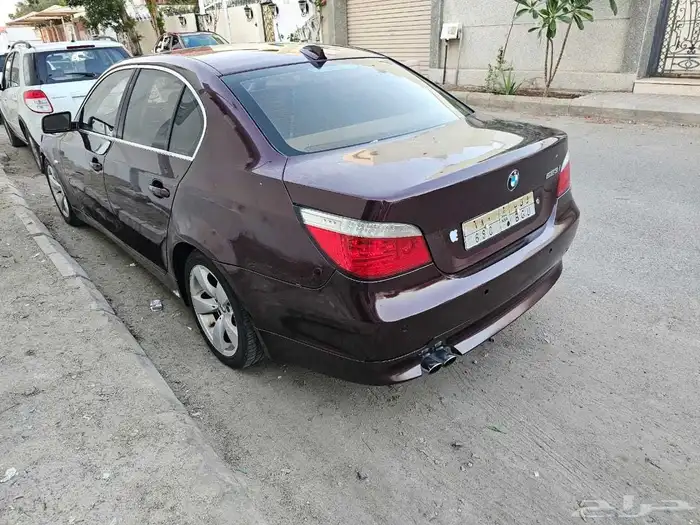 بي ام دبليو bmw الفئة الخامسه موديل 2007 ماتشكي من شي 5