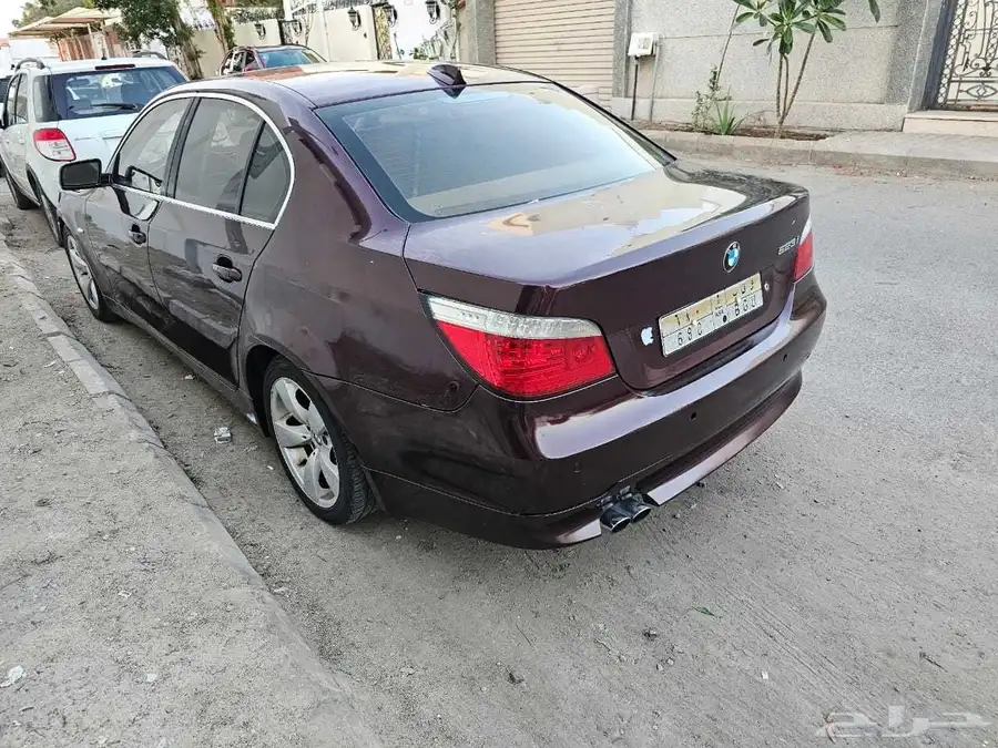بي ام دبليو bmw الفئة الخامسه موديل 2007 ماتشكي من شي 5