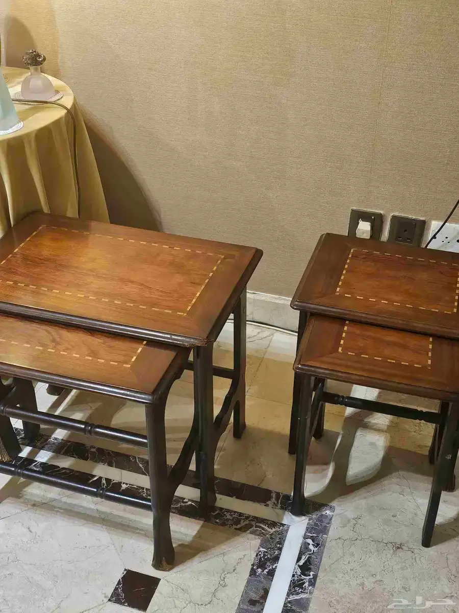 طاولات خشبية 2