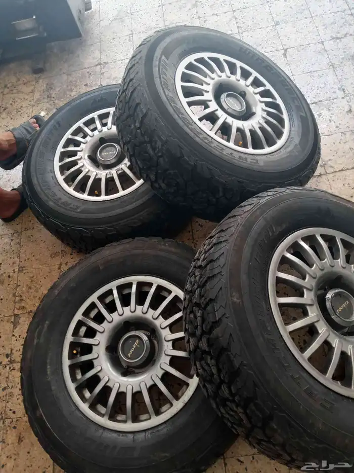 كفرات نص حجري برائد جيب مقاس 265 70 17 0