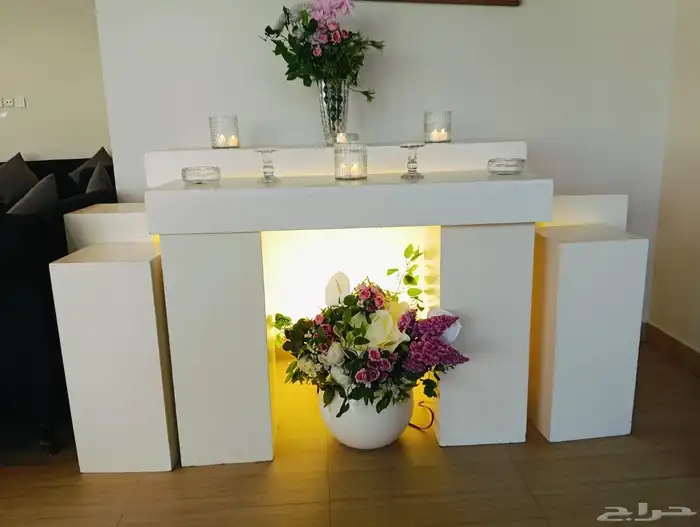 ملكة مع خضار وتزيين طاولات وطاولة حلا 3