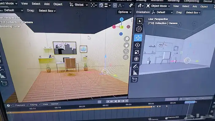 تصميم داخلي و3D واقعي احترافي   شقق  كافيهات بأسعار مناسبة 2