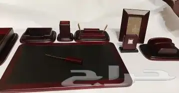 لهواة الفخامة والذوق الرفيع طقم مكتب جميل جدا 9 قطع 4