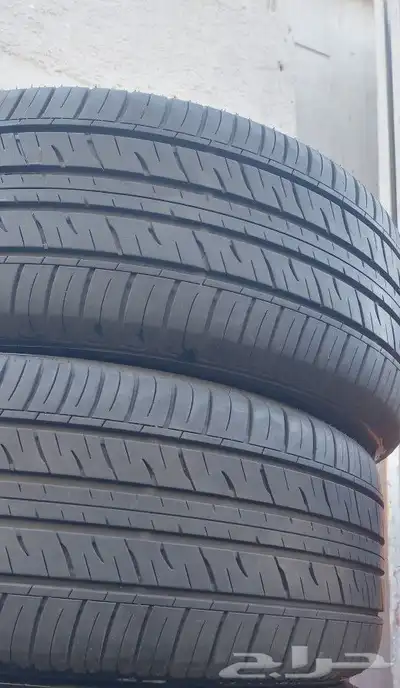 كفرات دنلوب مره نظيفه خاليه من العيوب عاشرط تركب على جيب لكز 2