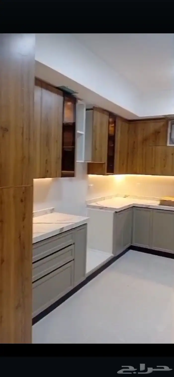 مطابخ مودرن تفصيل صاج المنيوم الماني مفصلات هيدرولك ايطالي 6