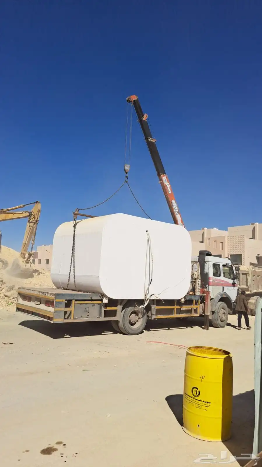 ونش نقل غرف جاهزه رافعه نقل البيوت الجاهزة رافعه دبل كرين دب 1