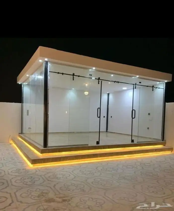 بناء مجالس سندوتش بنل زجاج سكريت مستودعات مطابخ خارجيه قرميد 17