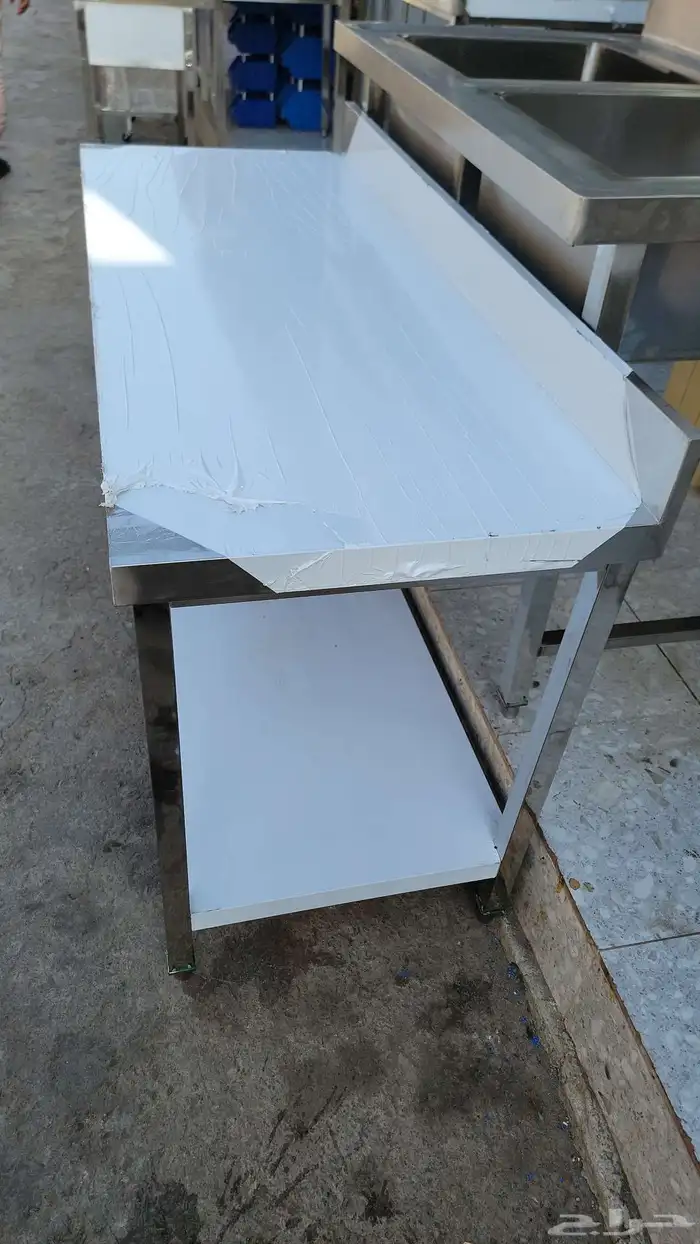 استيل بجميع انواعه طاولات رفوف مغاسل كونترات 4