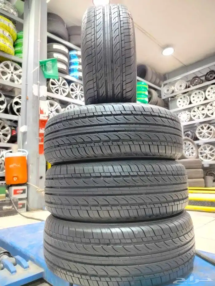 طقم كفرات تايلندي اخ الجديد مقاس 215 60 16 تاريخ 2025 0