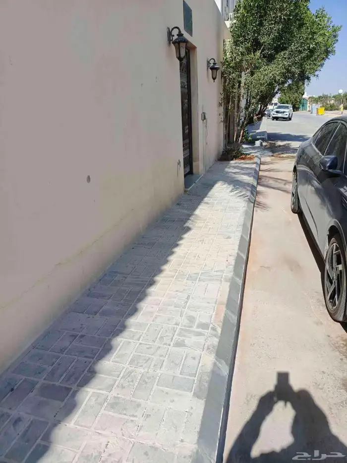 تبليط ارصفه وعمل انتر لوك 5