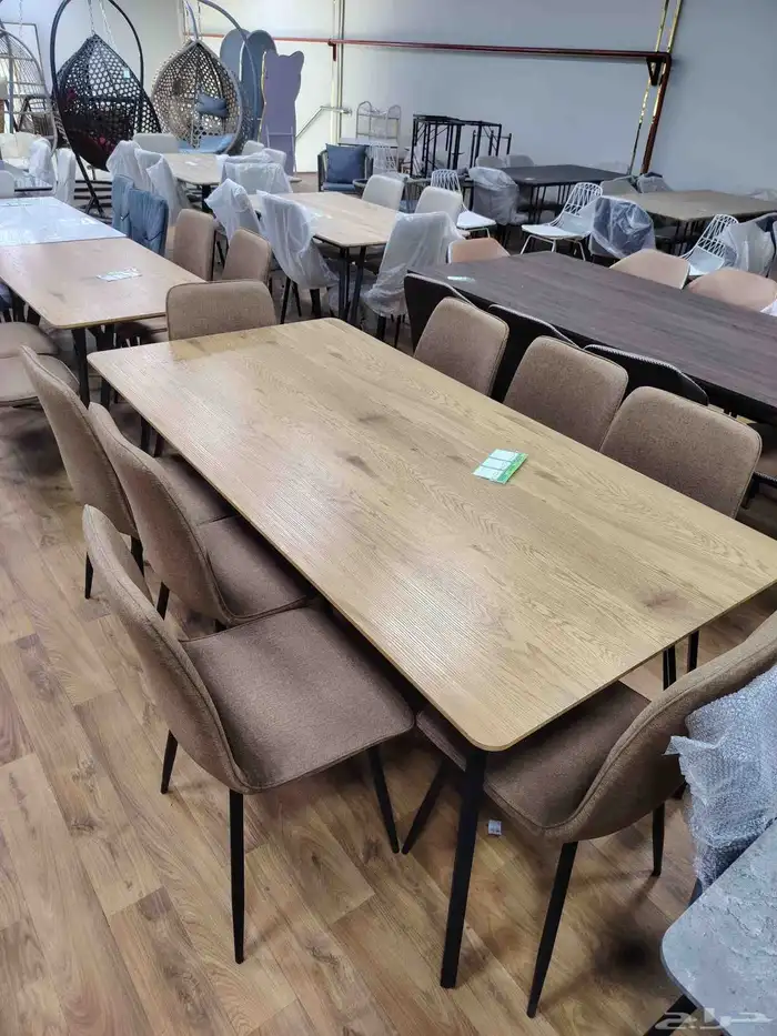 8 chair with table 7