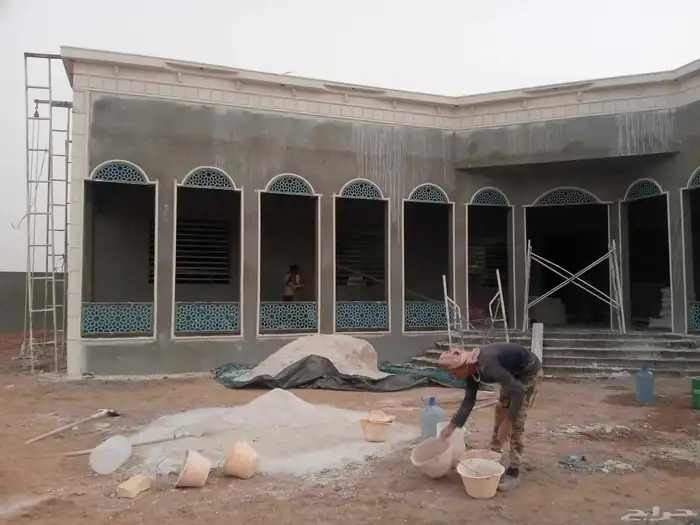 معلم الديكورات الخارجية سمنت الرياض وبطحاء الرياض 9
