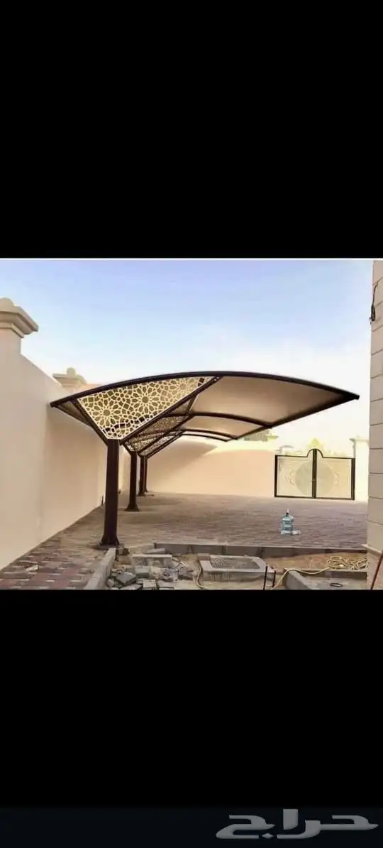 مظلات_مواقف_سيارات سواتر سندوتش_بنل_بانل خيام_ملكي برجولات 1