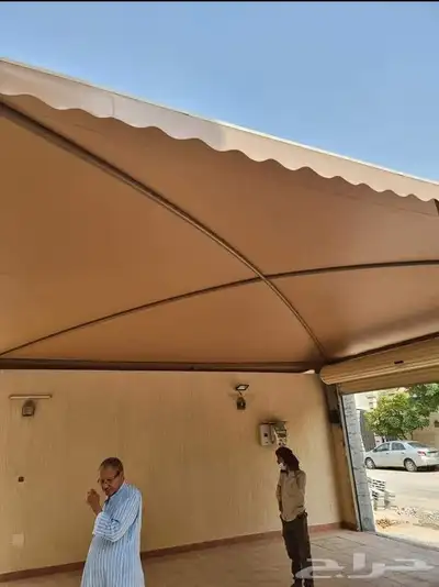 حداد مظلات هنجار سواتر مظلات جلسات حديد كلادينج قماش كوري 8