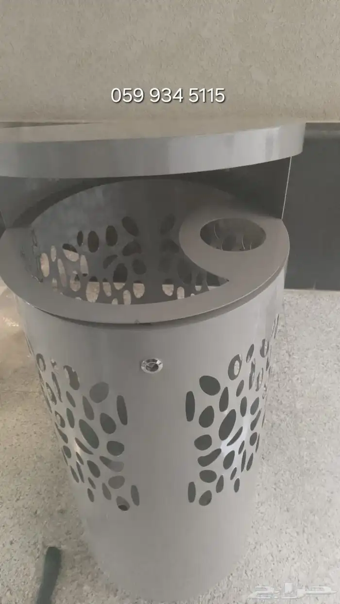 سلات زبالة مهملات حاويات نظافة قمامة داخلي وخارجي 3