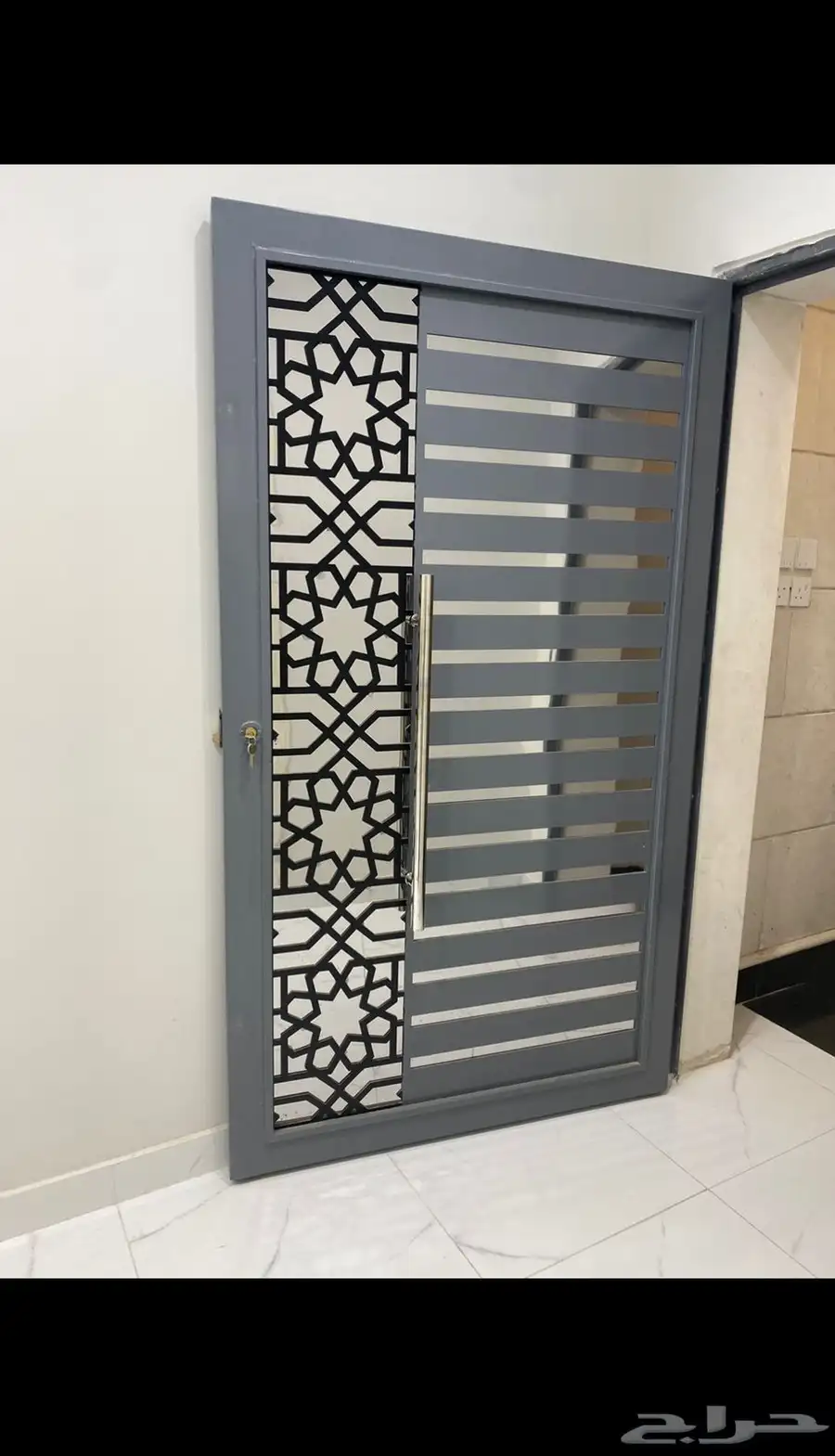 باب حديد ليزر 2
