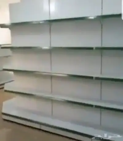 رفوف سوبر ماركت بقالةاستندات صيدليةخانات مستودع جديد ومستخدم 4