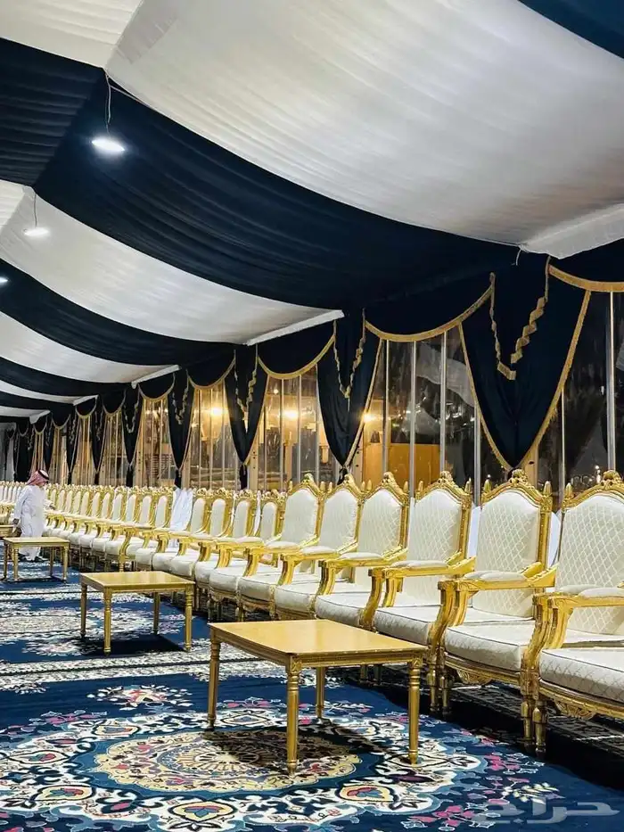 تأجير خيام اوربيه وكنبات VIP وطاولات وفرش بجميع انواعها 0