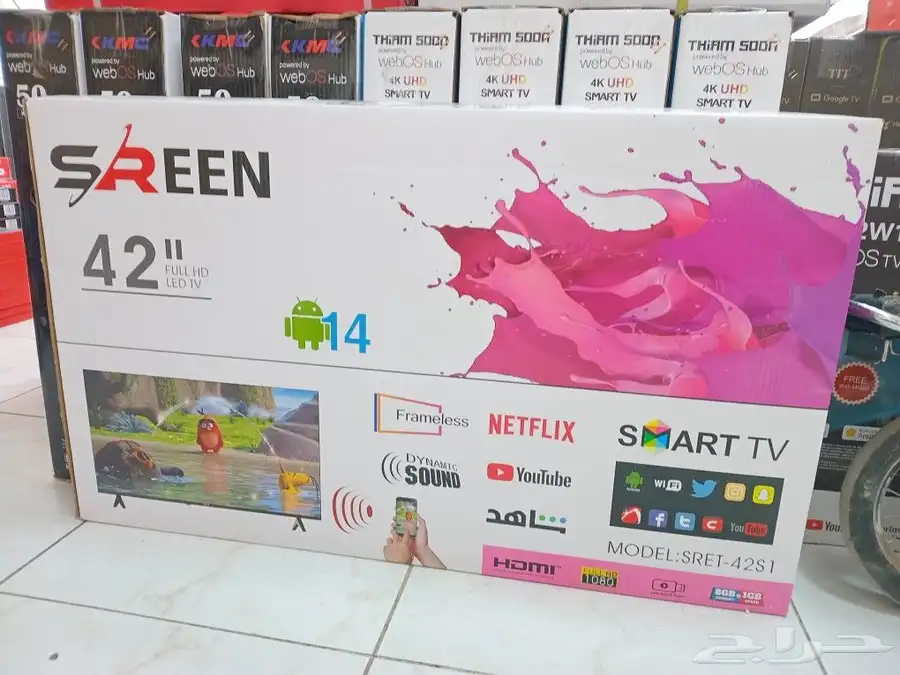 تلفاز اخر اصدار سمارت 4k شاشات تلفزيون سمارت واي فاي 3
