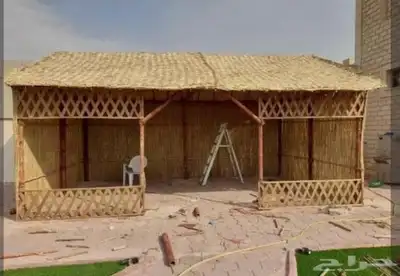 نقوم بتنفيذ جلسات العريش وتركيب الحجر الطبيعي شكل جبلي 1