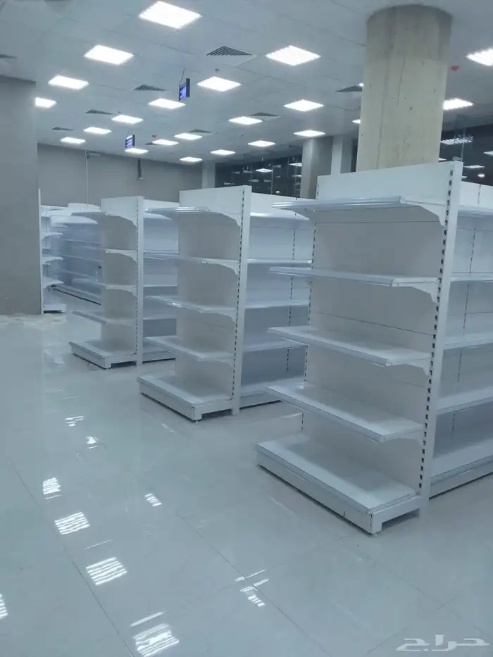 رفوف سوبر ماركة ثقيل جديد درجة اولى رفوف صيدليات ومستودعات 2