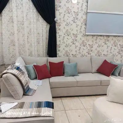 الركن الراقي تفصيل جميع انواع لكنب وستاير وتنجيد جميع الكنب 4